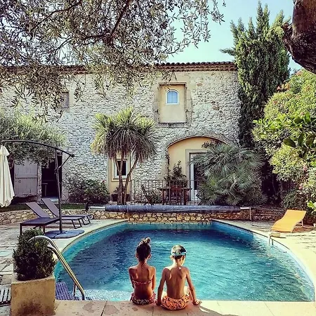 Familial 6 Personnes Climatise, Piscine Partagee Chauffee, Proche Nimes, Uzes, Pont Du Gard, Cevennes *