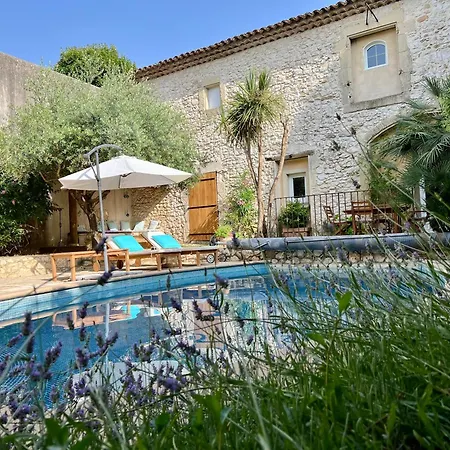 Ferienhaus Familial 6 Personnes Climatise, Piscine Partagee Chauffee, Proche Nimes, Uzes, Pont Du Gard, Cevennes